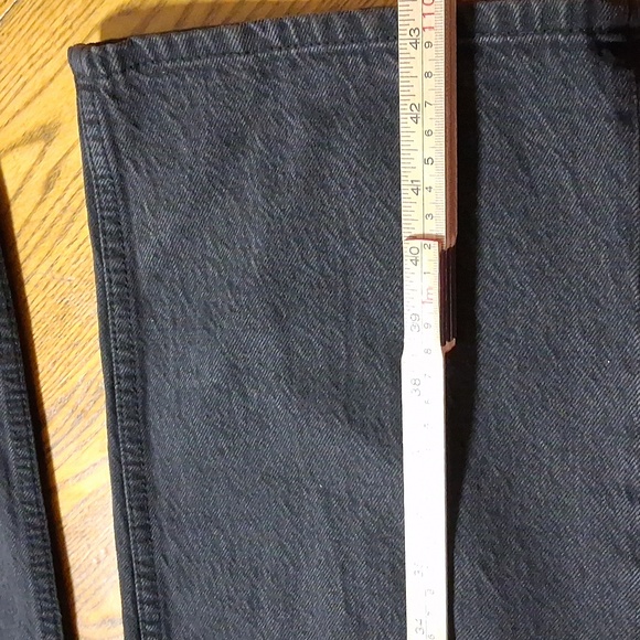 ABERCROMBIE & FITCH Jeans Women 28 / 6 BLACK LOOSE HIGH RISE Preowned Denim Used - Picture 3 of 8
